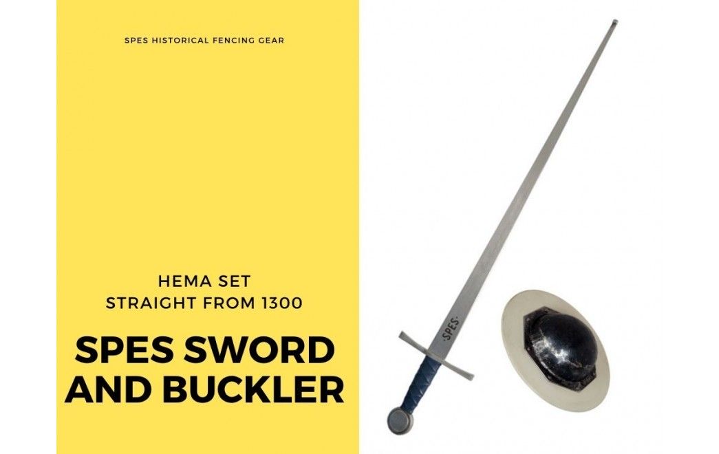 SPES sword and buckler – HEMA set straight from 1300
