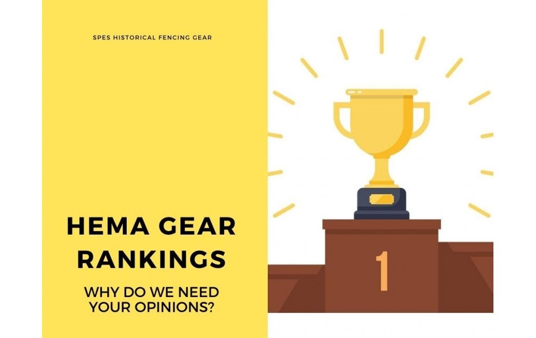 HEMA gear rankings. Why do we need your opinions?